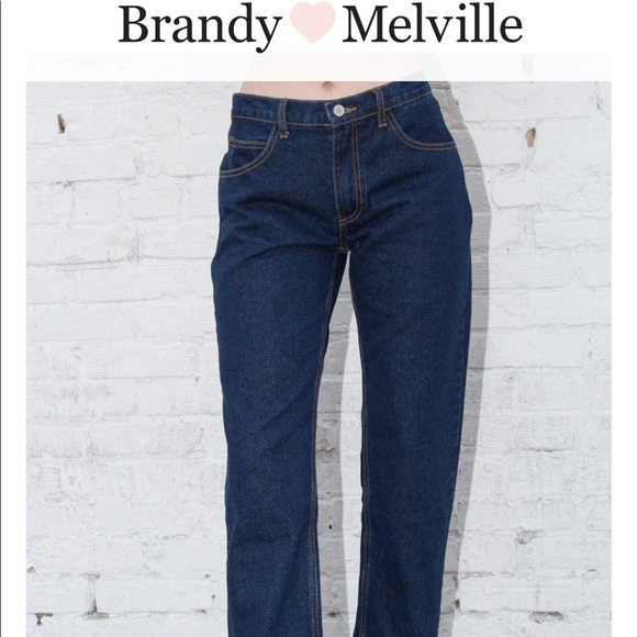 Brandy Melville Denim - Brandy Melville Amanda Dark Wash Jeans